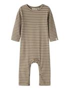 Lil'Atelier Nbmgago Ls Nightsuit Lil Brun