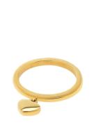Timi Of Sweden Iselin - Heart Ring Stainless Steel Guld