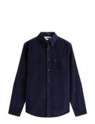 Tommy Jeans Tjm Reg Baby Cord Shirt Ext Marinblå