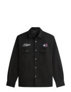 Tommy Hilfiger Herringb Overshirt Svart
