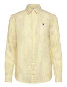 Polo Ralph Lauren Classic Fit Striped Linen Shirt Gul
