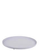 Present Time Tray Servir Round Medium Lila