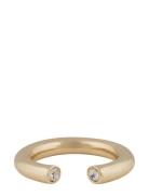 SNÖ Of Sweden Veil Crystal Ring G/Clear - Guld