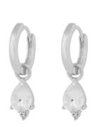 SNÖ Of Sweden Eira Navette Ring Ear S/Clear - Silver