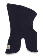 Huttelihut Balaclava Wool Knit Windstop Marinblå