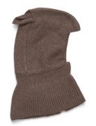 Huttelihut Balaclava Ears Wool Knit Brun