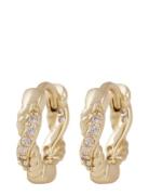 SNÖ Of Sweden Twist Small Ring Ear G/Clear - Guld