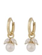 SNÖ Of Sweden Eira Pearl Ring Ear G/White - Guld