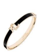 Lauren Ralph Lauren Br Lrl Color Hinge Bangle - Gld/Black Svart