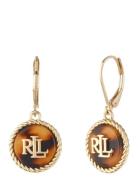 Lauren Ralph Lauren Lrl Logo Tort Drop Earring Guld