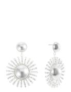 By Jolima Glow Earring Crystal Steel Silver
