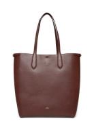 Polo Ralph Lauren Bellport Leather North-South Tote Brun
