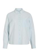 Vila Vidarma L/S Regular Shirt - Noos Blå