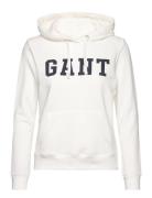 GANT Reg Graphic Hoodie Vit