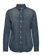 Lauren Ralph Lauren Classic Fit Denim Shirt Blå