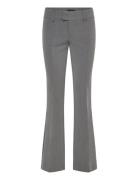Gina Tricot Low Waist Bootcut Trousers Grå