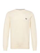 Fred Perry Pique Stitch Jumper Kräm
