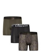 Björn Borg Sports Microfiber Boxer 3P Svart