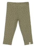 Petit Piao Legging Modal Heart Khaki Green