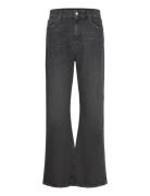 Replay Becka Trousers Mid Waist Flared Original Grå