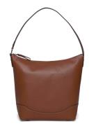 Lauren Ralph Lauren Leather Large Tasha Bucket Bag Brun