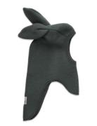 Huttelihut Balaclava Ears Wool Fleece Khaki Green