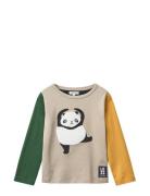 Liewood Apia Placement Longsleeve T-Shirt Beige