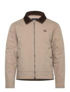 Fred Perry Cotton Caban Jacket Beige