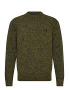 Fred Perry Twisted Marl Jumper Grön