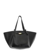 Lindex Bag Tote Elsie Croco Svart