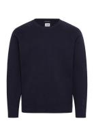 C.P. Company Metropolis Series Cotton Double Crew Neck Knit Marinblå