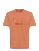 C.P. Company 24/1 Jersey Logo Label T-Shirt Orange
