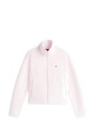 Tommy Jeans Tjw Reg Sh S-Flag Teddy Zip Thru Rosa
