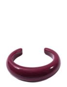 Bud To Rose Bond Bangle Resin Burgundy Burgundy