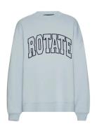 ROTATE Birger Christensen Heavy Sweat Crewneck Blå